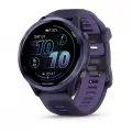 Умные часы Garmin Forerunner 570 - 47мм, темно-серый, алюминиевый безель цвета индиго, пурпурный/индиго ремешок