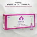 Игла медицинская инъекционная для мезотерапии (Мезоигла Mesoram) 32G 0.23x12, 100 шт. в уп, 712306 (Мезорам)
