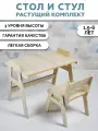 Детский растущий стул и стол мольберт, комплект детской мебели RuLes