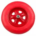 Колесо полиуретановое PU для тачки, 3.25-3.00-8, втулка 12 мм, D 85-110