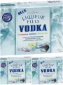 Конфеты Fazer Liqueur Fills Vodka из темного шоколада с алкогольной начинкой, 3уп по 150г (Из Финляндии)