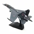 Модель самолета СУ-35, металл, на подставке