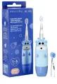 Детская электрическая звуковая зубная щетка Revyline RL025, цвет голубой