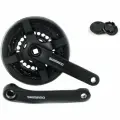 Система Shimano TY301, 170мм, 48/38/28, с защитой, черная, без упаковки