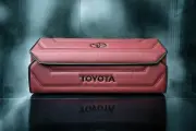 Органайзер в багажник автомобиля Toyota, винный 70х30х30 см, экокожа
