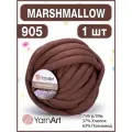 Трубчатая пряжа для вязания руками Marshmallow 905 - 1 шт