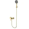 AQM6713BG Imola Смеситель для душа, с душевым набором, O120 мм, 3 режима, Brushed gold