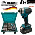 Винтоверт аккумуляторный, бесщеточный REKKR IS350BL, 350Нм, 2 аккумулятора 24В 6.0Ач, кейс, зарядка