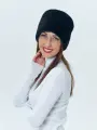 Шапка МОРОЗКО Шапка-кубанка от бренда Шубы из экомеха Морозко для женщин, размер 56-58, черная