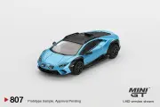 Коллекционная машинка MINI GT 1:64 Lamborghini Hurac n Sterrato Blu Aegir Blue LHD
