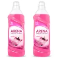 Средство для пола Grass Arena Цветущий лотос, с полирующим эффектом, 1000 мл, 2 шт.
