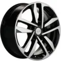 Литой колесный диск Khomen Wheels KHW1612 6.5x16/5x114.3 D67.1 ET41 Black FP