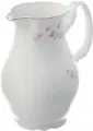 Кувшин 1000 мл; Bernadotte, декор Бледные розы, отводка платина