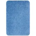 Коврик для ванной 70x120см Spirella Highland антискользящий, полиэстер, голубой
