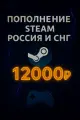 Подарочная карта Steam Игры и счёт, 12000 руб, для России и СНГ