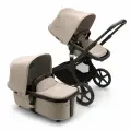 Коляска 2в1 Bugaboo Fox 5 Black, цвет для фильтра - Desert Taupe (Бежевый), артикул 100051060