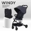 Коляска детская прогулочная MOWBaby Windy MB202, Graphite