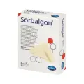 Sorbalgon Classic/ Сорбалгон - повязка из волокон кальция-альгината, 5x5 см (10 шт.)