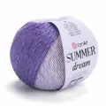 Пряжа Summer Dream YarnArt, роз/сир/св. сер - 4306, 70% хлопок, 30% вискоза, 4 мотка, 100 г, 350 м.