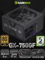 Блок питания для ПК 750W 80+ Gold ATX GAMEMAX GX 750GF Черный 120мм 20+4pin 2*4+4pin(CPU) 4*6+2pin(PCI-E) 6*SATA 3*MOLEX
