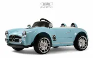 Детский электромобиль RiverToys C555MC с дистанционным управлением, одноместный синий