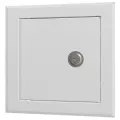 Ревизионный люк ЛТ5050МЗ настенный санитарный EVECS 56x56x3 см, белый