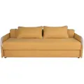 Диван еврокнижка «Компакт Плюс», желтый, 203*82*50 см, с подлокотниками для гостиной