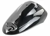 Облицовка передняя верхняя YB50QT-3 Racer Meteor (внизу 1 отверстие) чёрная