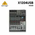 Behringer X1204USB 8-канальная, встроенная звуковая карта, с миксером эффекта реверберации, универсальный для мобильного телефона и компьютера