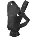 Рюкзак-Кенгуру для новорожденных BabyBjorn Mini Cotton black 0210.56