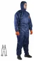 Комбинезон многоразовый защитный с капюшоном JetaSafety JPC75b синий р. М, 1647115