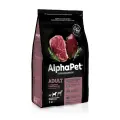 AlphaPet Superpremium 2 кг д/собак взрослых средних пород c говядиной и потрошками 1/3 1393