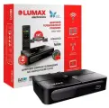 TV-тюнер DVB-T2 Lumax DV2118HD, цифровой эфирный ресивер с модулем Wi-Fi, черный