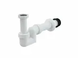 Сифон для биде Ravak X01560, пластик, белый, трубный, коленный, гидрозатвор