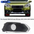 Левый/правый передний бампер, крышка противотуманной фары для Suzuki SX4 S-Cross 2013 2014 2015 2016, сменный корпус противотуманной фары, Left LH