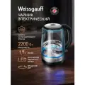 Чайник электрический Weissgauff WK 1712 EcoGlass Nero