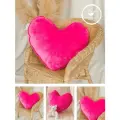 COROCOCO Подушка декоративная Сердце Ярко розовое 47х40