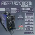 Многофункциональный сварочный аппарат BRIMA MIG/TIG/CUT-200 DIGITAL