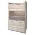 Каркас шкафа Anrex Jazz 3D1SN, (ШхГхВ): 96.4х39.7х174.5 см, каштан найроби/оникс