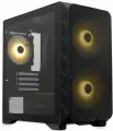 Корпус ПК без блока питания HSPD M321, Mesh Mini-tower, Black, M321-TGBK-ARGB