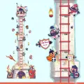Ростомер DJECO Башня рыцарей, из 3-х больших наклеек, 27 дополнительных наклеек DD04040