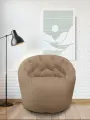 Бескаркасное кресло Butterfly Light Sofa - Mocha Mousse (велюр, светло-коричневый) - кресло релакс для дома