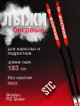 Лыжи беговые взрослые STC Brados RS Skate Red без насечек 183 см