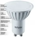 (14 шт.) Диммируемая светодиодная лампочка Navigator PAR16, мощность 7 Вт, напряжение питания 220 В, цветовая температура 4000 К, нейтральный белый свет, цоколь GU10, размер 50х56 мм
