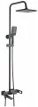 Душевая стойка со смесителем Shevanik S9036H с лейкой и тропическим душем