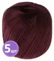 Пряжа Семеновская пряжа Lily (13), бордо 5 шт. по 100 г