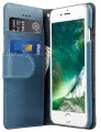 Кожаный чехол книжка Melkco для iPhone 7/8/SE 2020/SE 2022 - Wallet Book Type - голубой