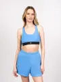 Топ спортивный Reebok ID TRAIN RACER BRA, 1 шт., размер L INT, голубой,