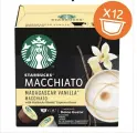 Кофе капсульный Starbucks Macchiato Madagascar vanilla macchiato для Dolce gusto Nescafe 12 капсул,6 порций