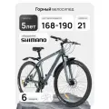 Велосипед Skill Bike 3051, горный, 21 скорость, сталь, 29 колеса, серый